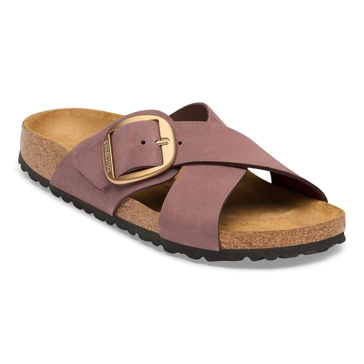 Siena Big Buckle Nubuck Leather Pepper