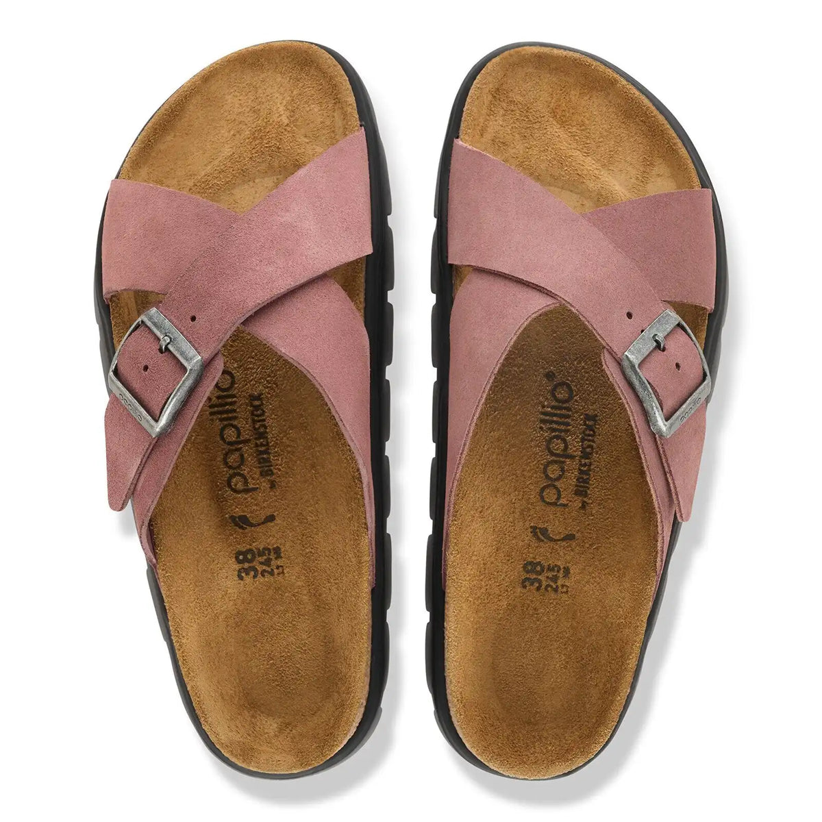 Siena Chunky Suede Leather Pepper
