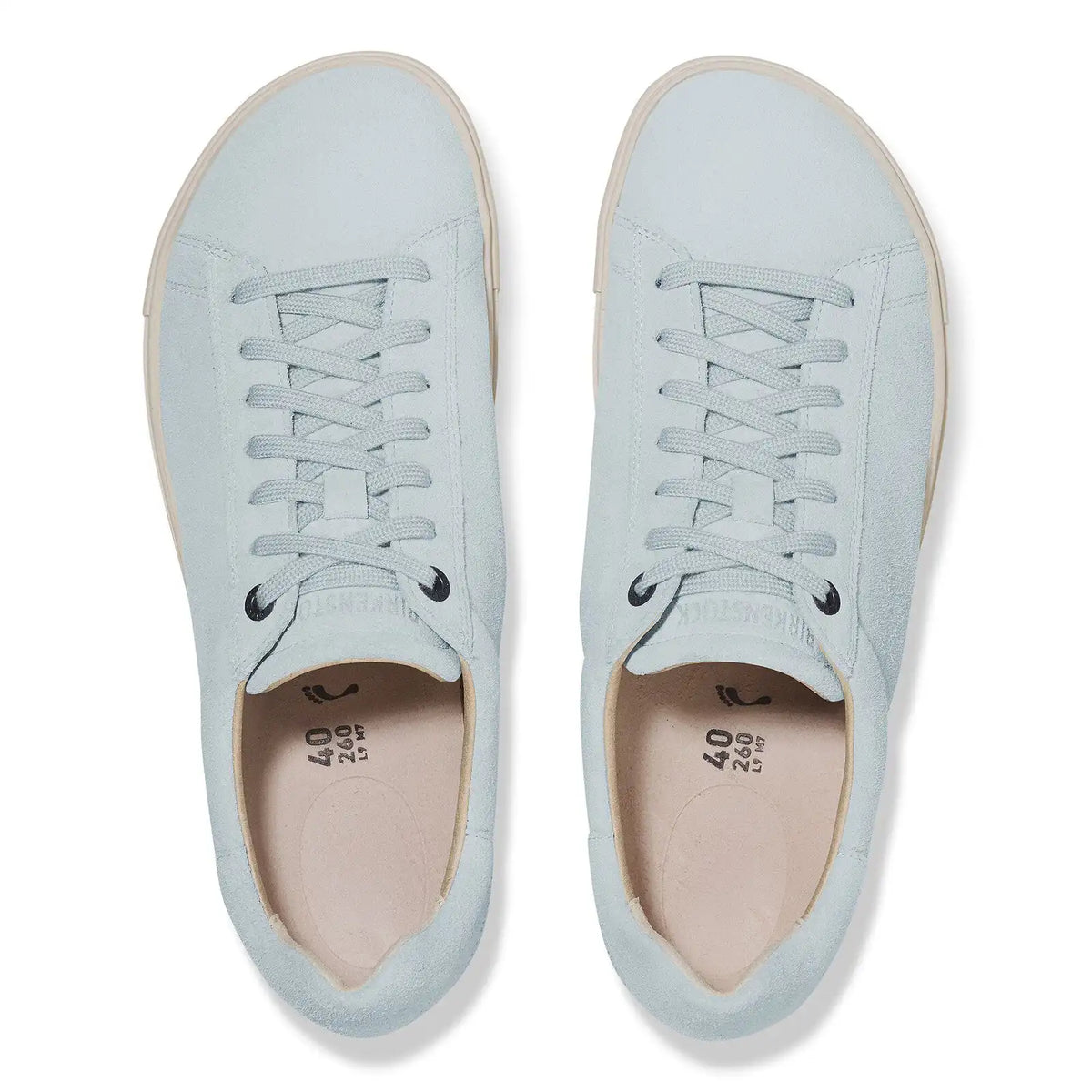 Bend Low Suede Leather Baby Blue